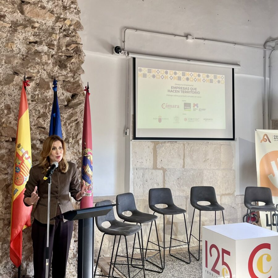 Clausura | Marisa López Aragón, Consejera de Empresa, Empleo y Economía Social (foto del equipo de comunicación de la Consejería)