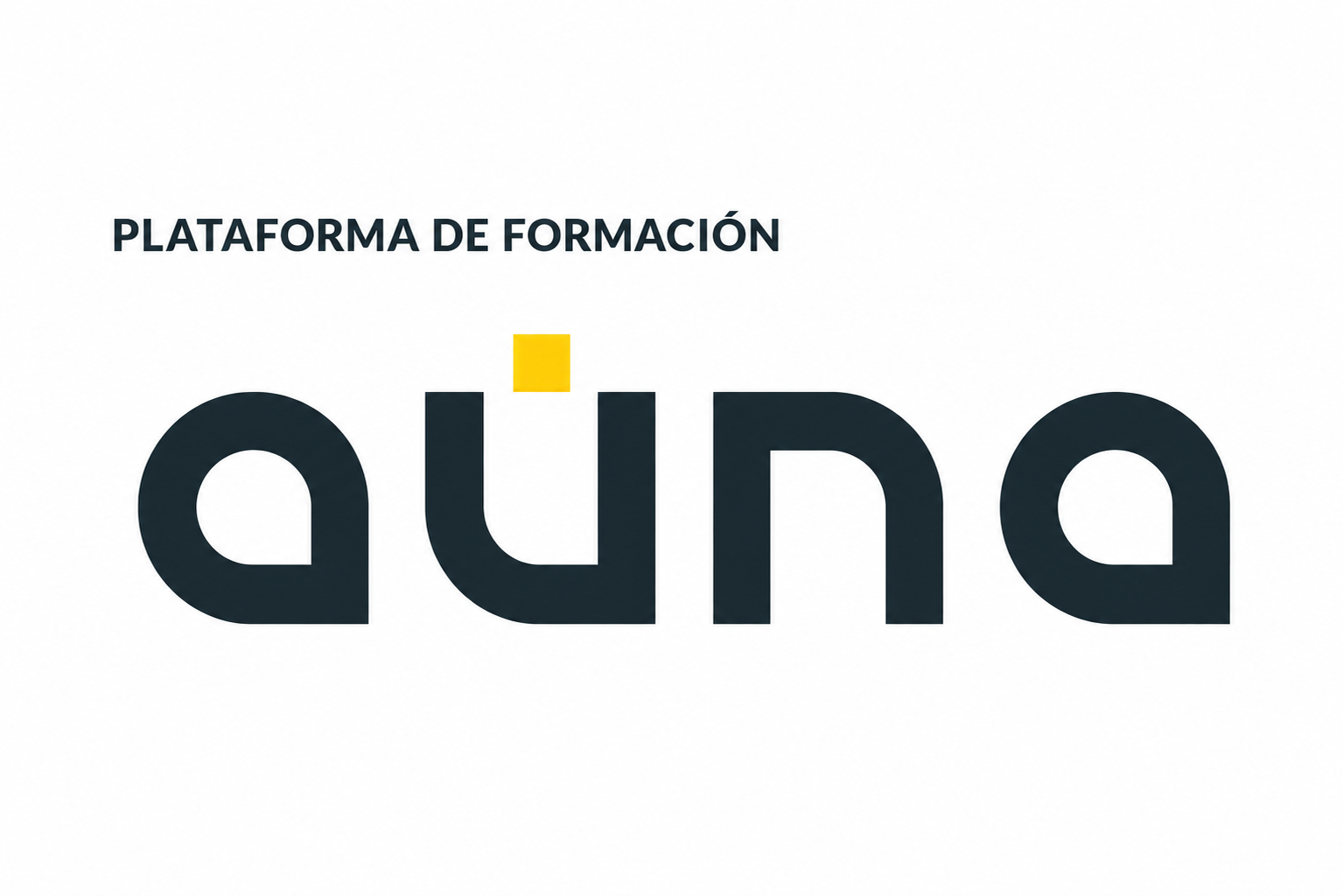 Logotipo de AÚNA, plataforma de formación online de Egaleco