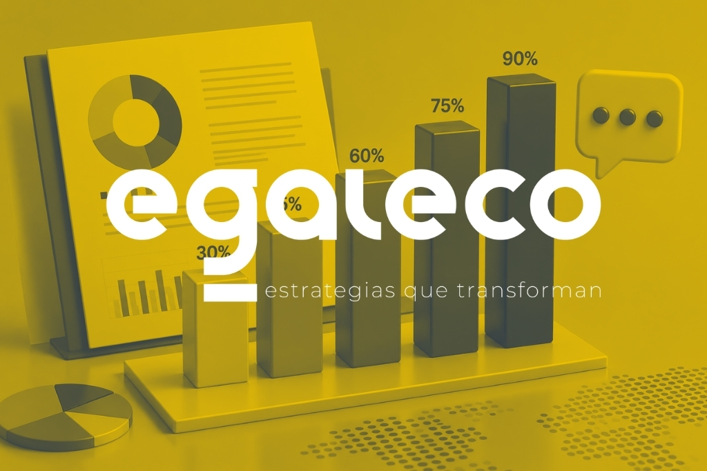 Gráfico 3D con porcentajes sobre comunicación política basada en datos